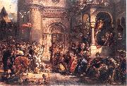 Jan Matejko Immigration of the Jews oil on canvas